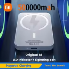 Xiaomi 500000mAh Magnetic Wireless Power Bank PD 20W Fast Charger Portable External Battery Pack For iPhone Samsung Huawei 2025 Xiaomi 500000mAh Magnetic Wireless Power Bank PD 20W Fast Charger Portable External Battery Pack For iPhone Samsung Huawei 2025