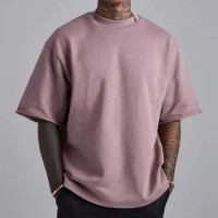 Men Clothing Casual Bulk Streetwear Designer Graphic Screen Print Shirts DTG Custom T Shirt for Men Heavyweight T-Shirt